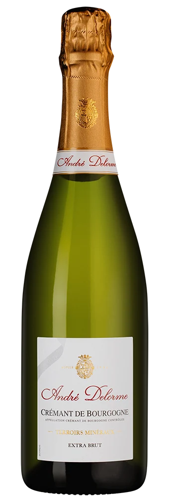 Игристое вино Cremant de Bourgogne Extra Brut, Andre Delorme, 0,75 л — Франция
