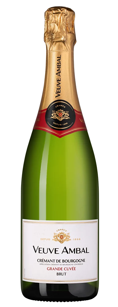 Игристое вино Cremant de Bourgogne Grande Cuvee Blanc Brut, Veuve Ambal, 0,75 л — Франция