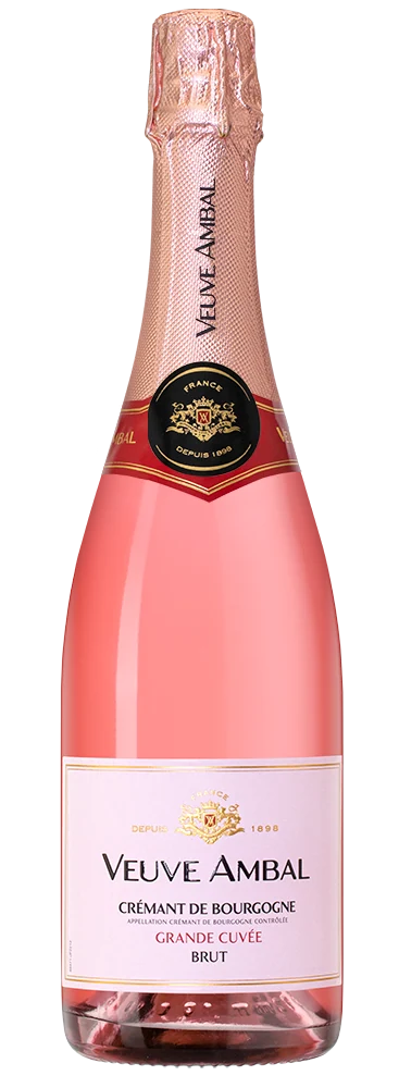 Игристое вино Cremant de Bourgogne Grande Cuvee Rose Brut, Veuve Ambal, 0,75 л — Франция