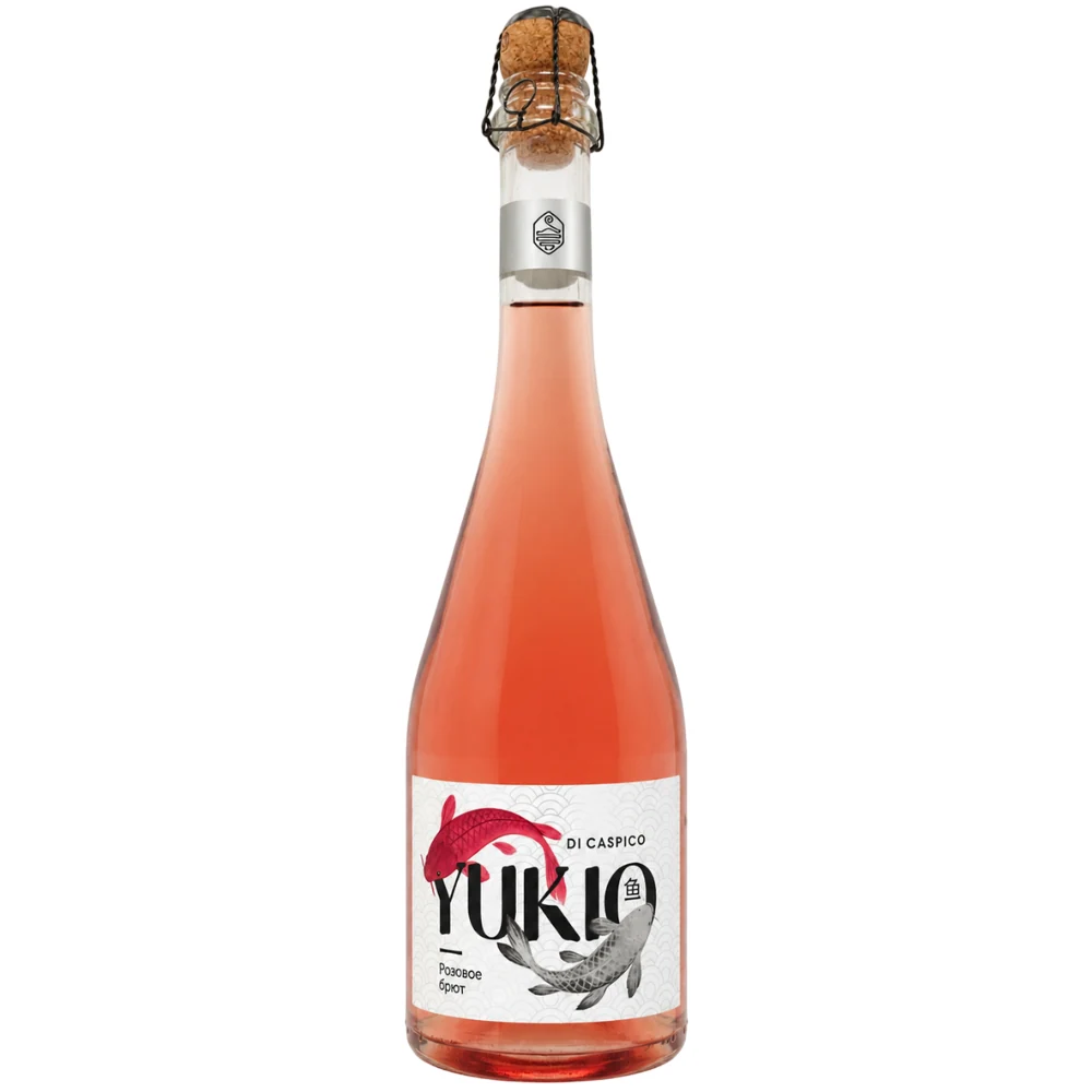 Игристое вино Di Caspico Yukio Rose Brut, 0,75 л — Россия