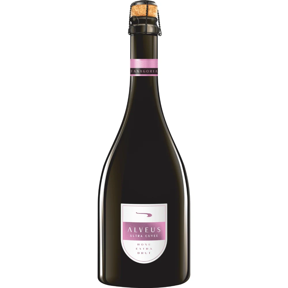 Игристое вино Fanagoria Alveus Ultra Cuvee Rose Extra Brut, 0,75 л — Россия