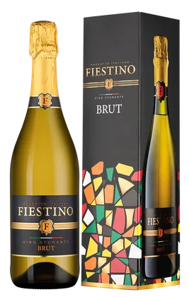 Игристое вино Fiestino Brut в подарочной упаковке, Casa Demonte, 0,75 л — Италия