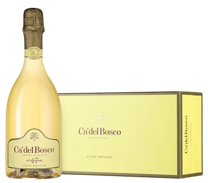 Игристое вино Franciacorta Cuvee Prestige Edizione 47 в подарочной упаковке, Ca'Del Bosco, 0,75 л — Италия