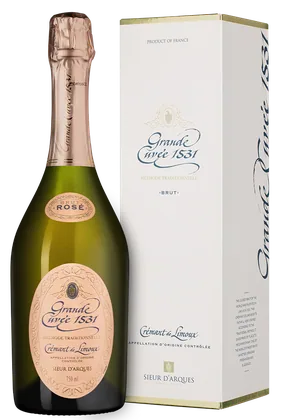 Игристое вино Grande Cuvee 1531 Cremant de Limoux Rose в подарочной упаковке, Aimery Sieur d’Arques, 0,75 л — Франция