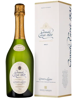 Игристое вино Grande Cuvee 1531 Cremant de Limoux в подарочной упаковке, Aimery Sieur d’Arques, 0,75 л — Франция