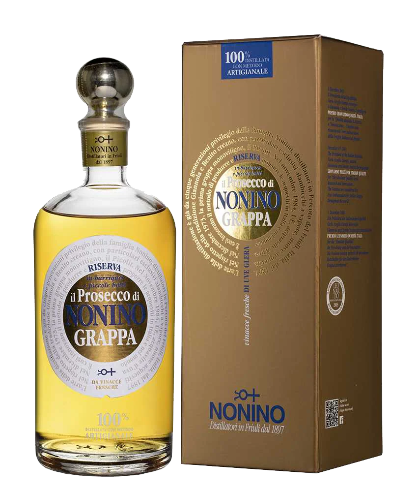 Граппа Grappa Monovitigno Il Prosecco Riserva in barriques в подарочной упаковке, 0,7 л — Италия