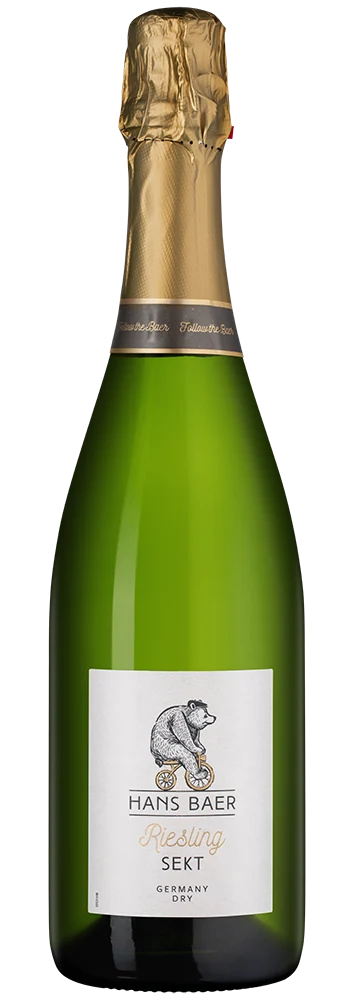 Игристое вино Hans Baer Riesling Sekt, Weinkellerei Hechtsheim, 0,75 л — Германия