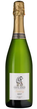 Игристое вино Hans Baer Riesling Sekt, Weinkellerei Hechtsheim, 0,75 л — Германия