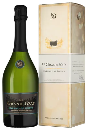 Игристое вино Le Grand Noir Cremant de Limoux в подарочной упаковке, 0,75 л — Франция