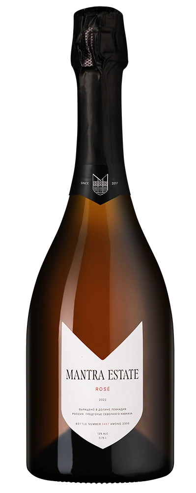 Игристое вино Mantra Розе Брют, Mantra Estate, 0,75 л — Россия