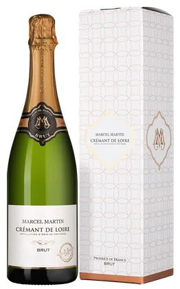 Игристое вино Marcel Martin Cremant de Loire Brut White в подарочной упаковке, 0,75 л — Франция