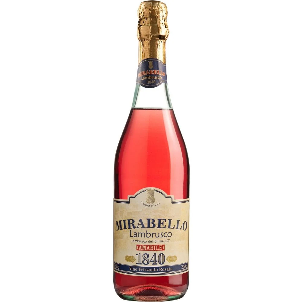 Игристое вино Mirabello Lambrusco Rosato, 0,75 л — Италия