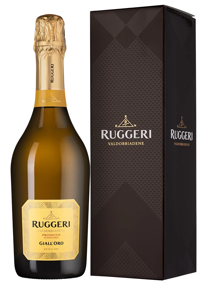 Игристое вино Prosecco Giall'oro в подарочной упаковке, Ruggeri, 0,75 л — Италия