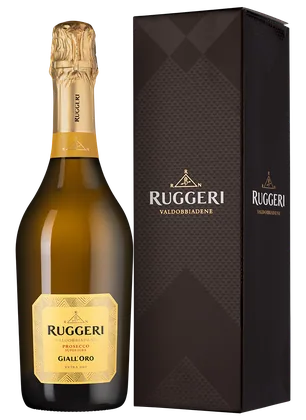 Игристое вино Prosecco Giall'oro в подарочной упаковке, Ruggeri, 0,75 л — Италия