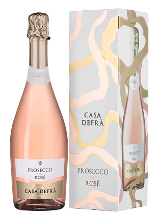 Игристое вино Prosecco Rose в подарочной упаковке, Casa Defra, 0,75 л — Италия