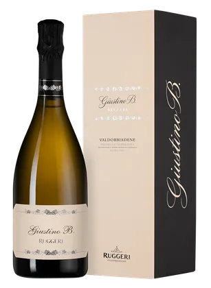 Игристое вино Prosecco Superiore Valdobbiadene Giustino B. в подарочной упаковке, Ruggeri, 0,75 л — Италия