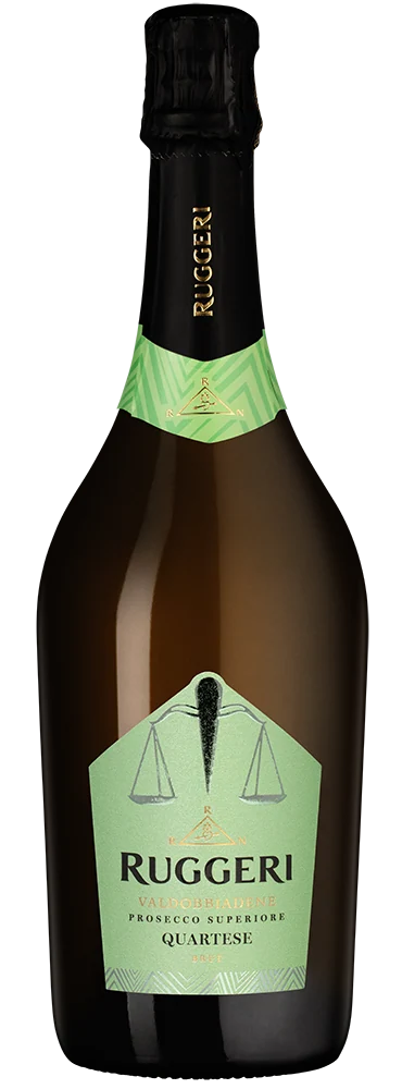 Игристое вино Prosecco Superiore Valdobbiadene Quartese Brut, Ruggeri, 0,75 л — Италия