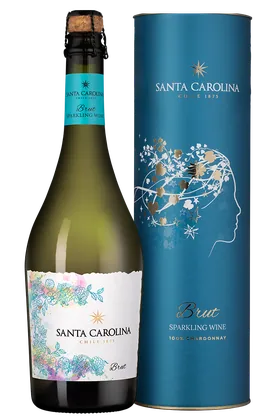 Игристое вино Santa Carolina Brut в подарочной упаковке, 0,75 л — Чили