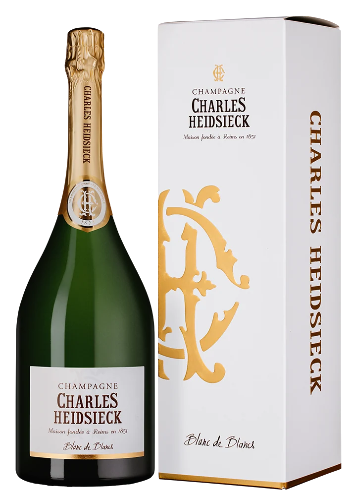 Шампанское Blanc de Blancs Brut, Charles Heidsieck, 1,5 л — Франция