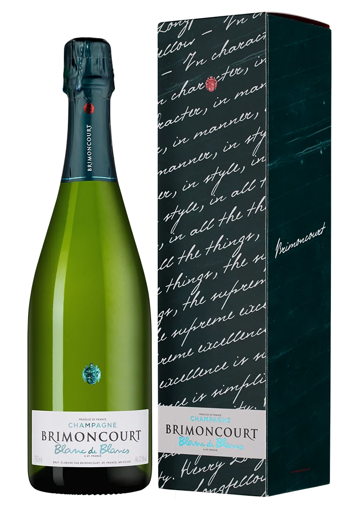 Шампанское Blanc de Blancs в подарочной упаковке, Brimoncourt, 0,75 л — Франция