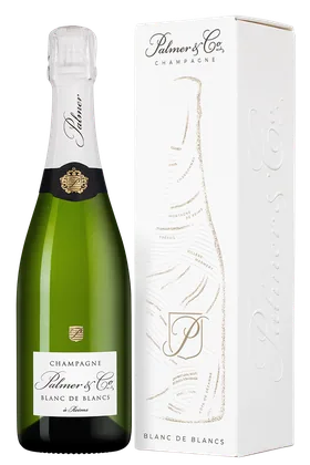 Шампанское Blanc de Blancs в подарочной упаковке, Palmer & Co, 0,75 л — Франция