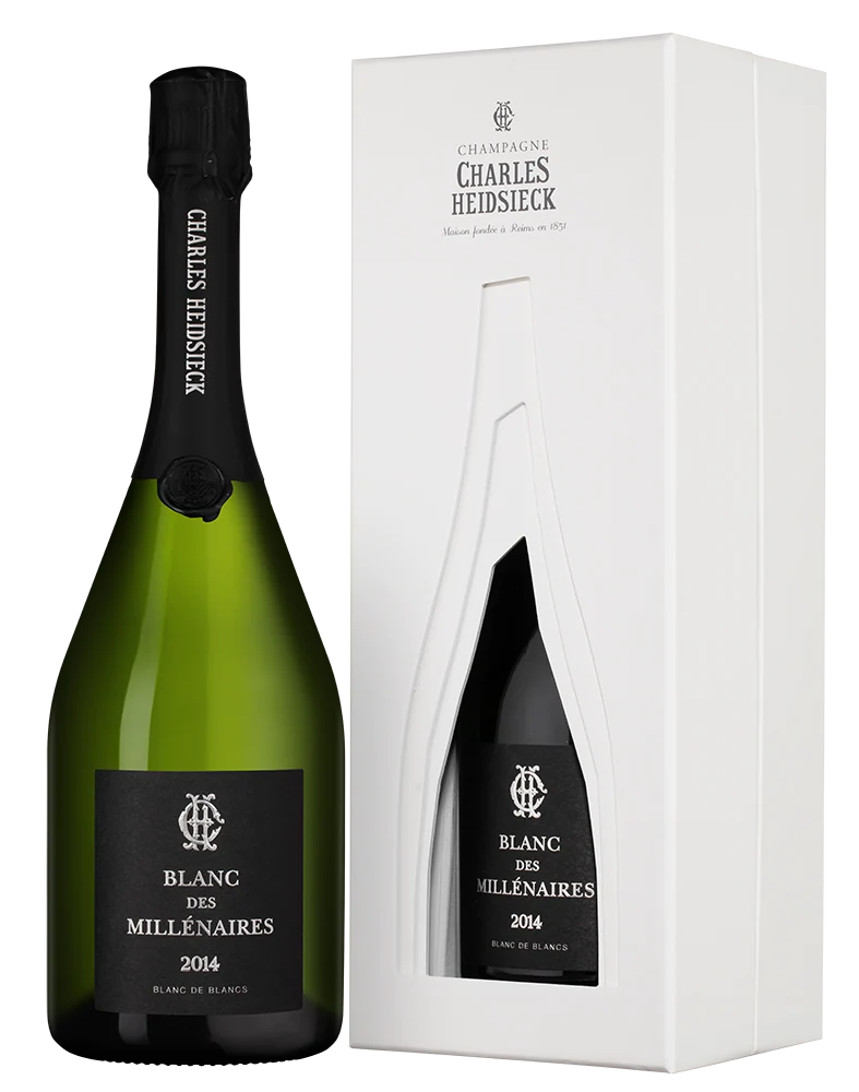 Шампанское Blanc des Millenaires Blanc de Blancs Brut в подарочной упаковке, Charles Heidsieck, 0,75 л — Франция