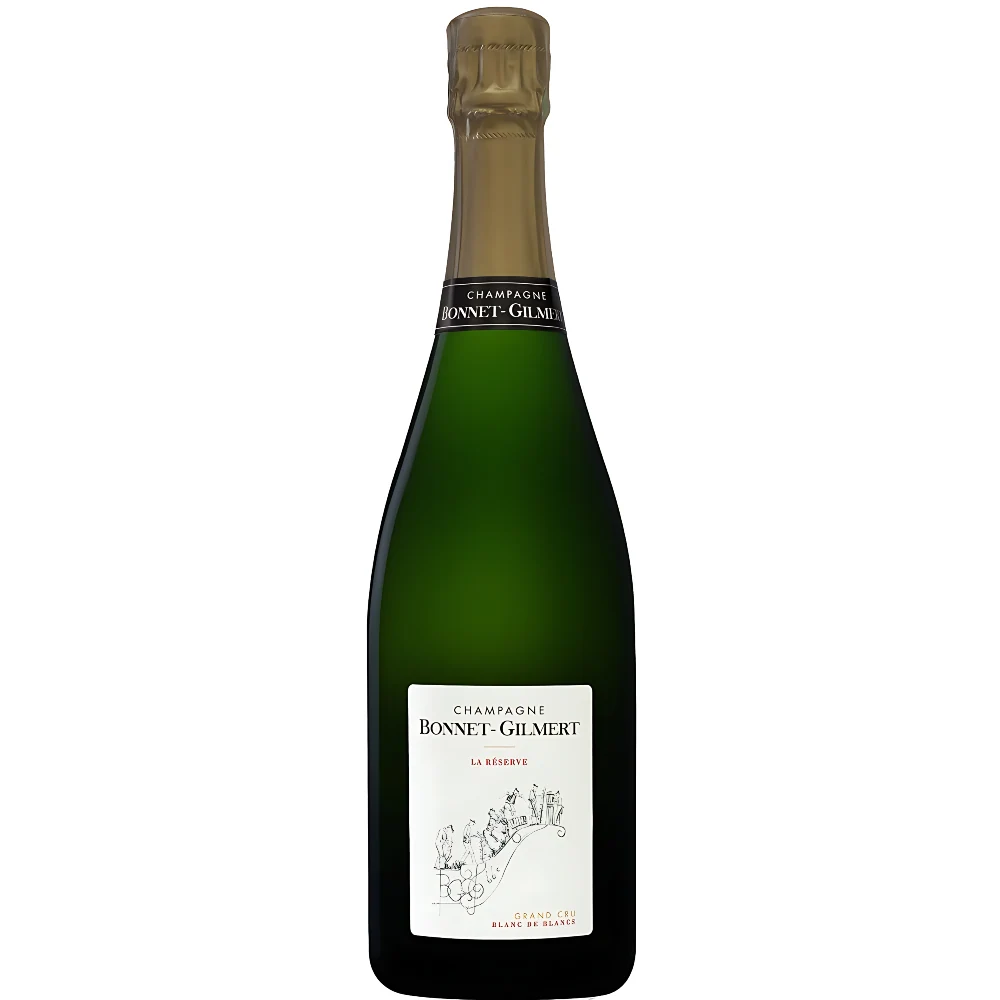 Шампанское Bonnet-Gilmert Blanc de Blancs La Réserve Grand Cru Brut АОС, 0,75 л — Франция