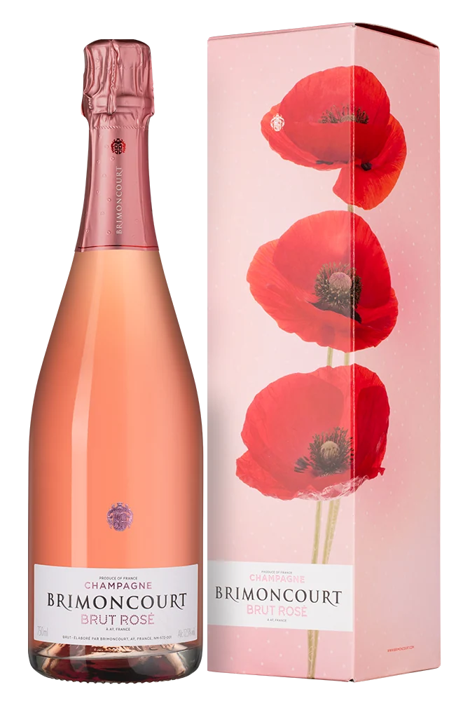 Шампанское Brut Rose в подарочной упаковке, Brimoncourt, 0,75 л — Франция