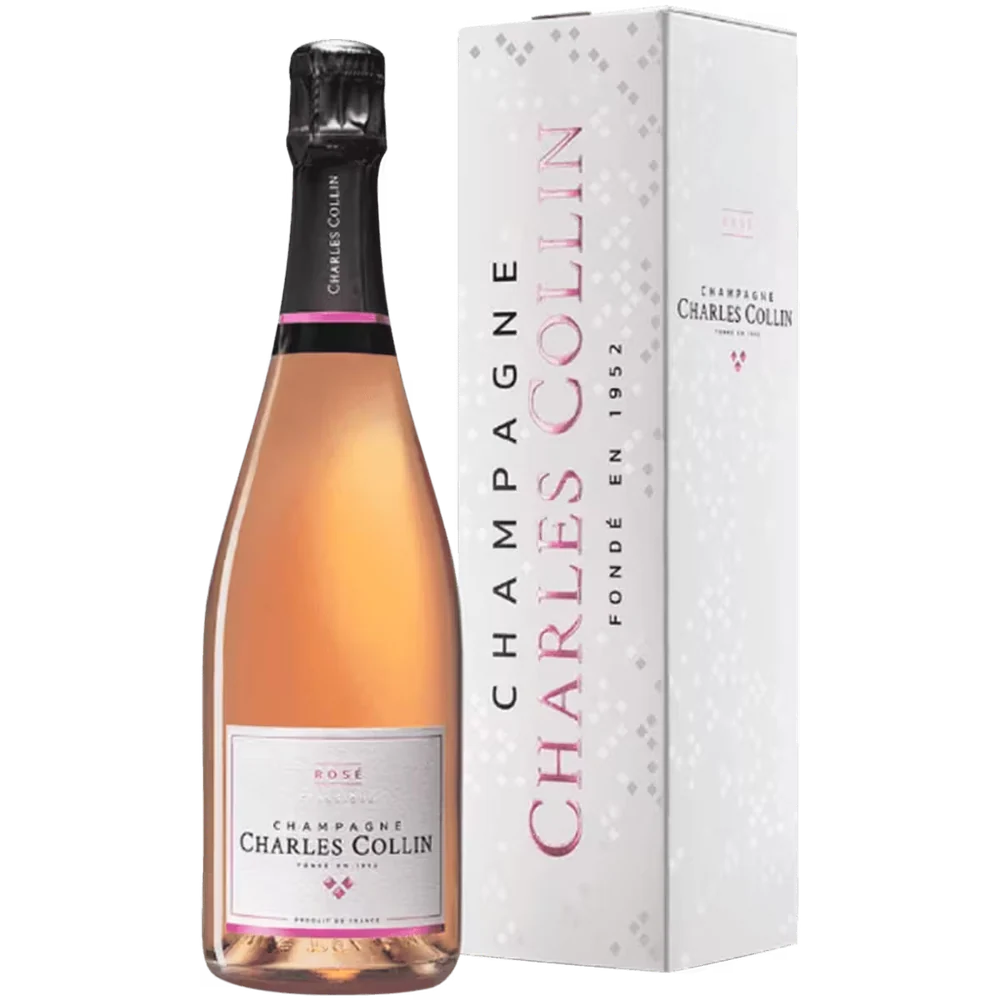Шампанское Charles Collin Brut Classic розовое брют 0,75 л в подарочной упаковке — Франция