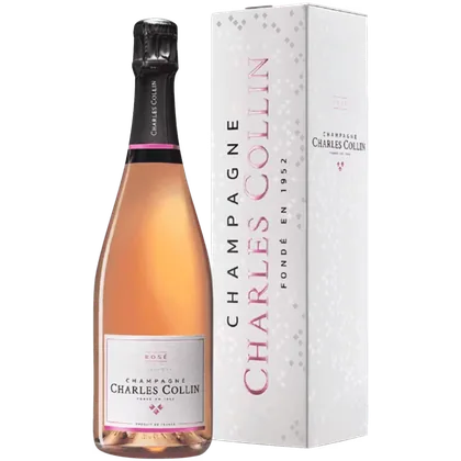 Шампанское Charles Collin Brut Classic розовое брют 0,75 л в подарочной упаковке — Франция