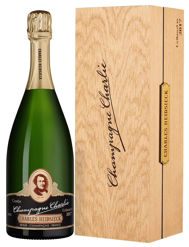 Шампанское Cuvee Champagne Charlie Brut в подарочной упаковке, Charles Heidsieck, 0,75 л — Франция