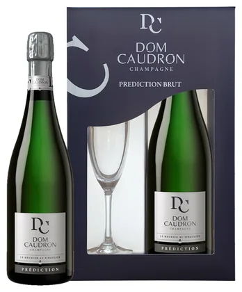 Шампанское Dom Caudron Prediction Brut 12,5% 0,75 л + 1 бокал п/уп — Франция