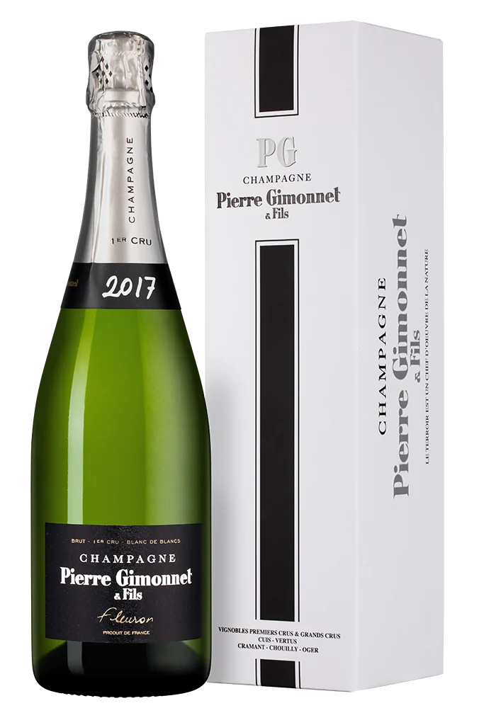 Шампанское Fleuron Blanc de Blancs Premier Cru Brut в подарочной упаковке, Pierre Gimonnet & Fils, 0,75 л — Франция