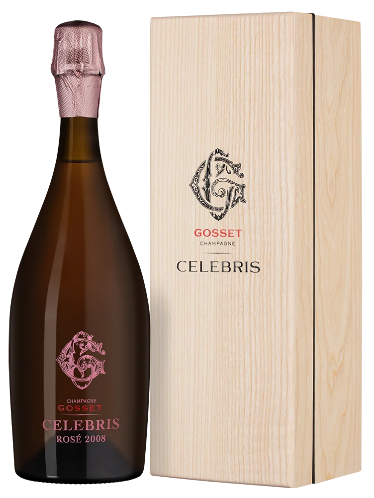 Шампанское Gosset Celebris Rose Brut в подарочной упаковке, 0,75 л — Франция
