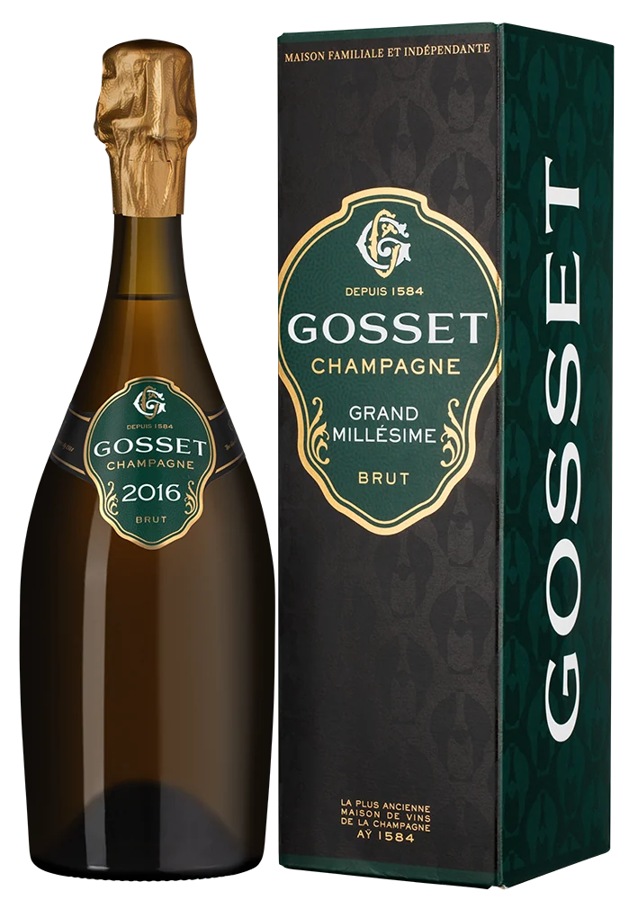 Шампанское Gosset Grand Millesime Brut в подарочной упаковке, 0,75 л — Франция