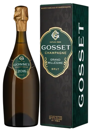 Шампанское Gosset Grand Millesime Brut в подарочной упаковке, 0,75 л — Франция