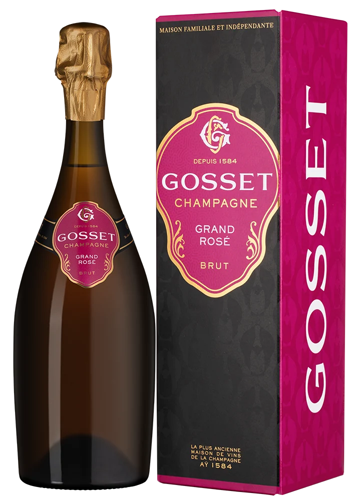 Шампанское Gosset Grand Rose Brut в подарочной упаковке, 1,5 л — Франция