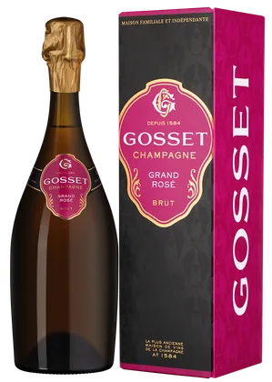 Шампанское Gosset Grand Rose Brut в подарочной упаковке, 1,5 л — Франция