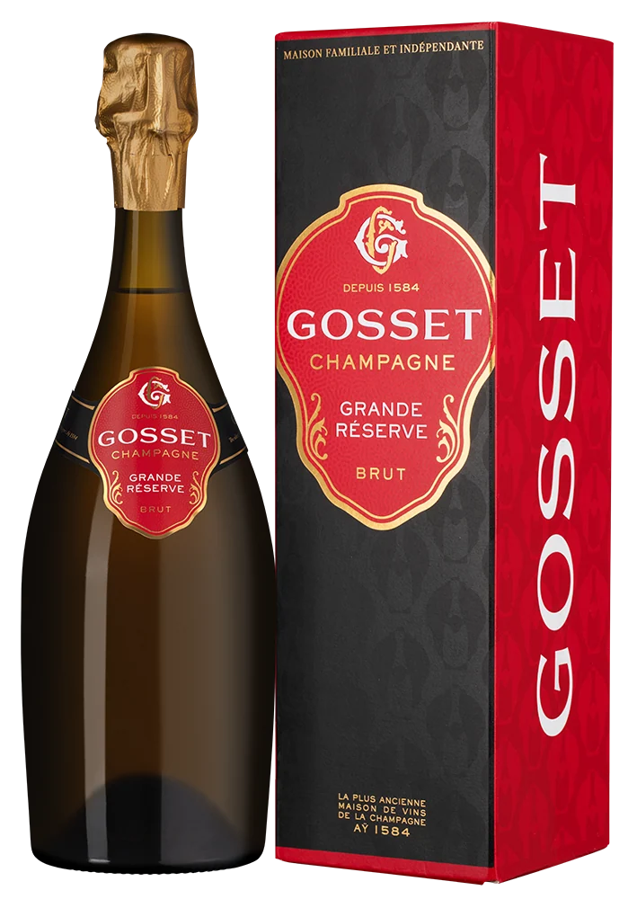 Шампанское Gosset Grande Reserve Brut в подарочной упаковке, 1,5 л — Франция