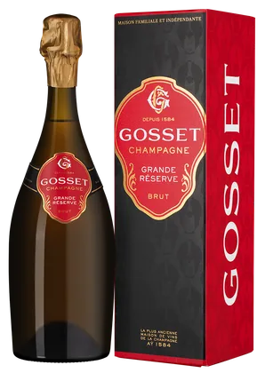 Шампанское Gosset Grande Reserve Brut в подарочной упаковке, 1,5 л — Франция