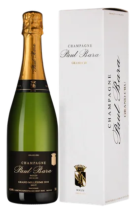 Шампанское Grand Millesime Grand Cru Bouzy Brut, Paul Bara, 0,75 л — Франция