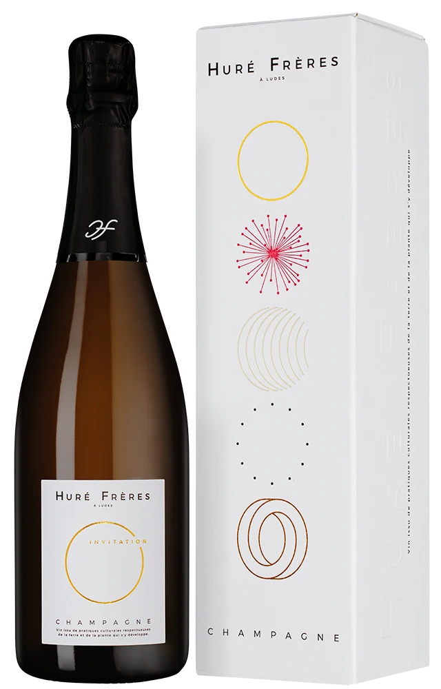 Шампанское Invitation Extra Brut в подарочной упаковке, Hure-Freres, 0,75 л — Франция