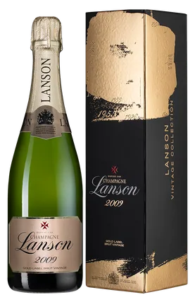 Шампанское Lanson Gold Label Brut Vintage в подарочной упаковке, 0,75 л — Франция