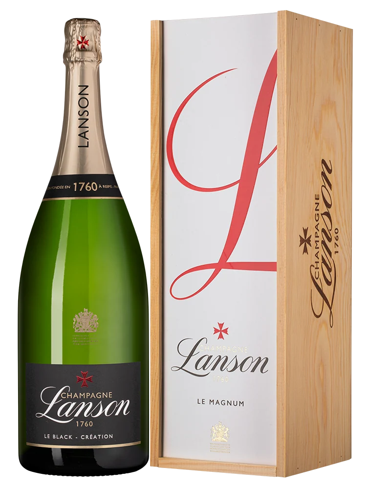 Шампанское Le Black Creation Brut, Lanson, 1,5 л — Франция