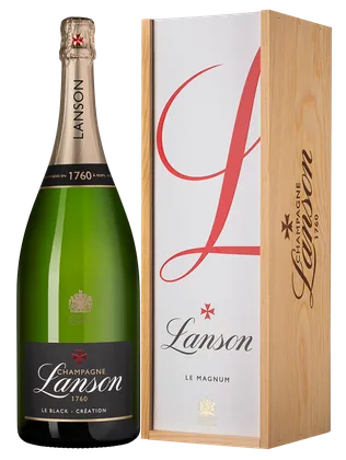 Шампанское Le Black Creation Brut, Lanson, 1,5 л — Франция