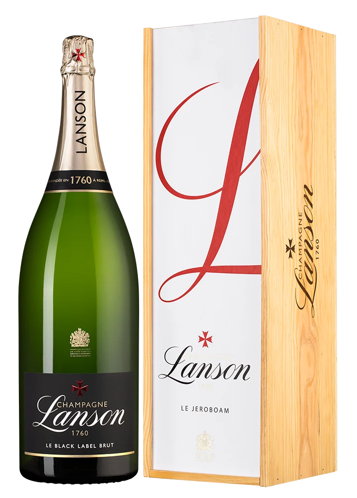 Шампанское Le Black Création Brut в подарочной упаковке, Lanson, 3 л — Франция
