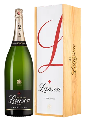 Шампанское Le Black Création Brut в подарочной упаковке, Lanson, 3 л — Франция
