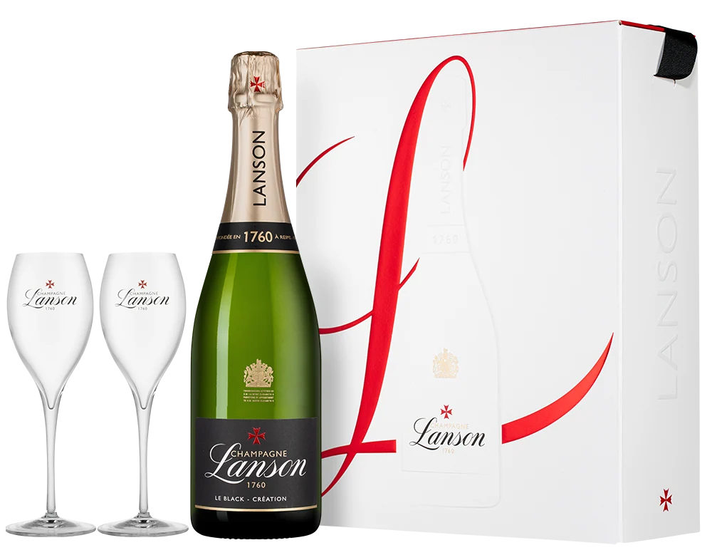 Шампанское Le Black Сreation в подарочной упаковке, Lanson, 0,75 л — Франция