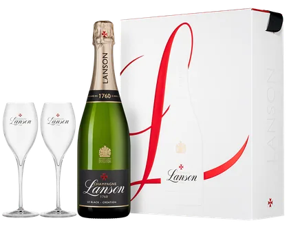 Шампанское Le Black Сreation в подарочной упаковке, Lanson, 0,75 л — Франция