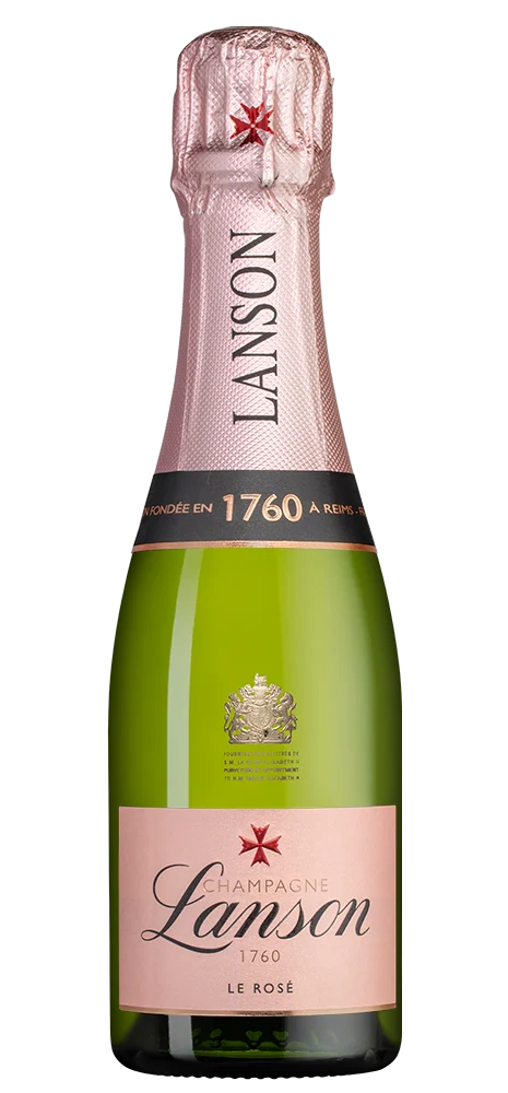 Шампанское Le Rose Brut, Lanson, 0,2 л — Франция